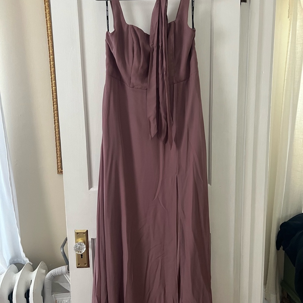 Birdy Grey Strapless Mauve Dress
